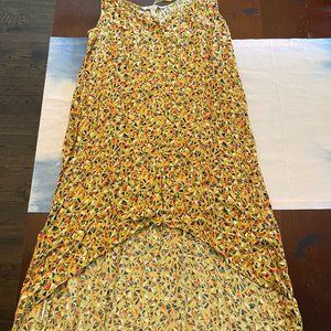 Printed Yellow Dress